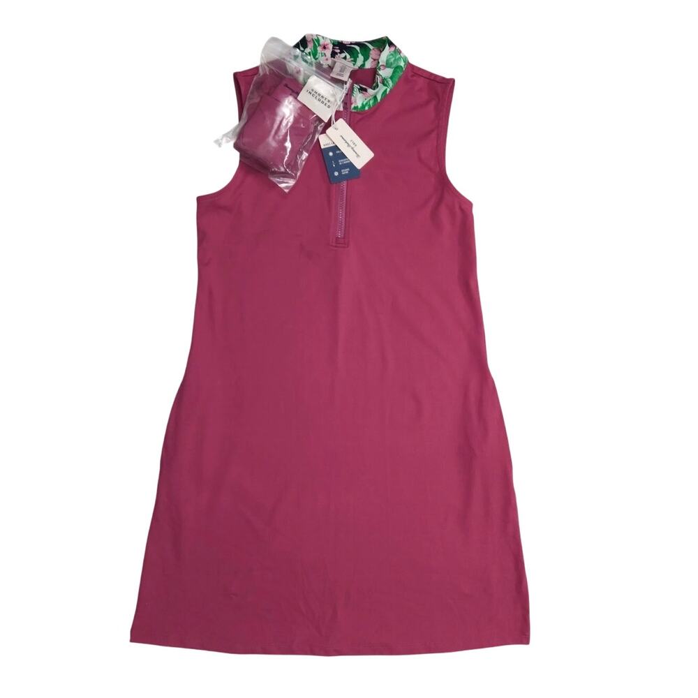 Tommy Bahama Golf Dress Women’s Small Purple 1/4 Zip Sleeveless w/ Shorts NWT